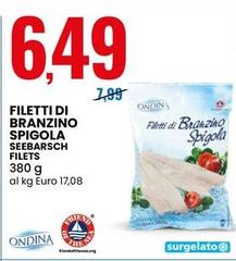 Ondina - Filetti Di Branzino Spigola