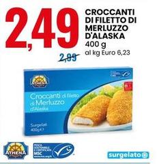 Athena - Croccanti Di Filetto Di Merluzzo D'Alaska