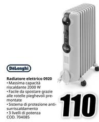 De Longhi - Radiatore Elettrico 0920