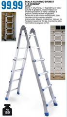 Scala Alluminio Everest 4+4 Gradini