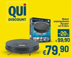 Kooper - Robot Aspirapolvere  Wi-fi Nero