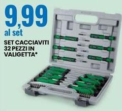 Professional Keiros - Set Cacciaviti 32 Pezzi In Valigetta