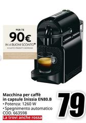 Per Te - Macchina Per Caffè In Capsule EN80.B