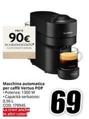 Motorola - Macchina Automatica Per Caffè Vertuo Pop