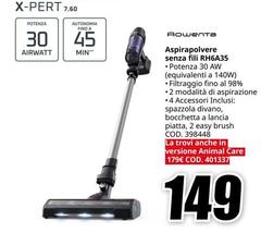 Rowenta - Aspirapolvere Senza Fil RH6A35