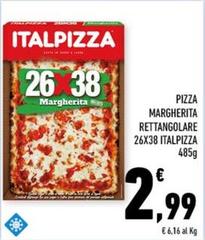 Italpizza - Pizza Margherita Rettangolare