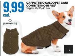 Radames - Cappottino Caldo Per Cani Con Interno In Pile
