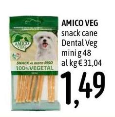 Amica verde - Snack Cane Dental Veg Mini