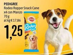 Pedigree - Rodeo Ropper Snack Cane X4 Con Manzo