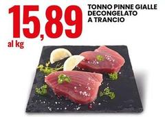 Tonno Pinne Gialle Decongelato A Trancio