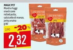 Magic Pet - Salsiccette Di Manzo, Jerky Anatra