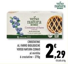 Conad - Crostatine Al Farro Biologiche Verso Natura