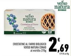 Conad - Crostatine Al Farro Biologico Verso Natura