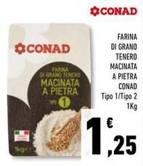 Conad - Farina Di Grano Tenero Macinata A Pietra