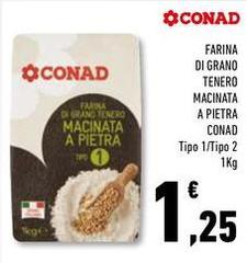 Conad - Farina Di Grano Tenero Macinata A Pietra
