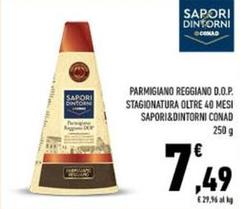 Conad - Sapori&Dintorni Parmigiano Reggiano D.O.P. Stagionatura Oltre 40 Mesi