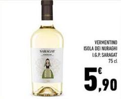 Saragat - Vermentino Isola Dei Nuraghi I.G.P.