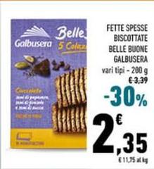Galbusera - Fette Spesse Biscottate Belle Buone