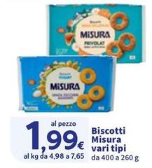 Misura - Biscotti