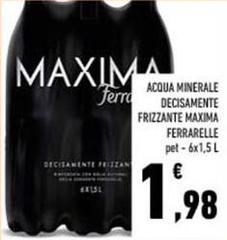 Ferrarelle - Acqua Minerale Decisamente Frizzante Maxima