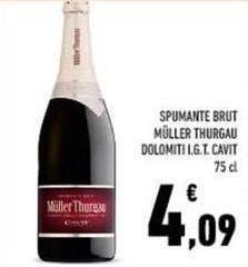 Cavit - Spumante Brut Müller Thurgau Dolomiti I.G.T.