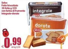 Selex - Fette Biscottate Con Fatina Di Frumento Integrale-dorate