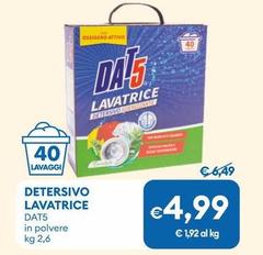 Dat5 - Detersivo Lavatrice