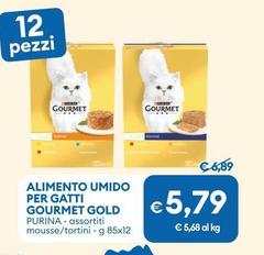 Purina - Alimento Umido Per Gatti Gourmet Gold