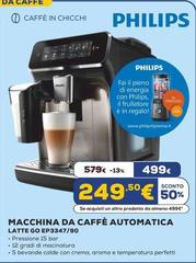 Philips - Macchina Da Caffè Automatica Latte GO EP3347/90
