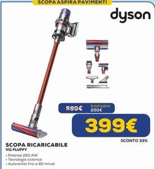 Dyson - Scopa Ricaricabile V11 Fluffy