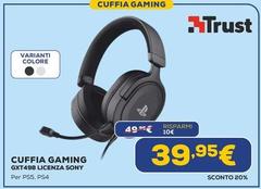 Trust - Cuffia Gaming GXT498 Licenza Sony