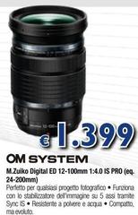 Om System - M.Zuiko Digital ED 12-100mm 1:4.0 IS Pro