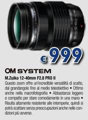 Om System - M.Zuiko 12-40mm F2.8 Pro II