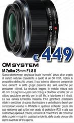 Om System - M.Zuiko 25mm F1.8 II