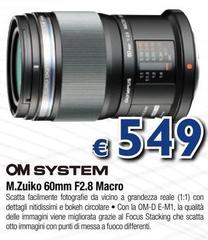 Om System - M.Zuiko 60mm F2.8 Macro