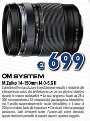 Om System - M.Zuiko 14-150mm F4.0-5.6 II