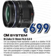 Om System - M.Zuiko 9-18mm F4.0-5.6 II
