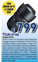 Tokina - 16-28mm F2.8 FF