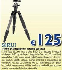 Sirui - Traveler 5cx Treppiede In Carbonio Con Testa