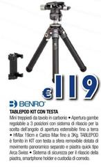Benro - Tablepod Kit Con Testa