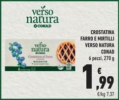 Conad - Crostatina Farro E Mirtilli Verso Natura