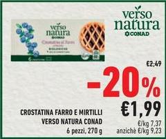 Conad - Crostatina Farro E Mirtilli Verso Natura