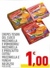 Tesori Del Cuoco - Crepes Mozzarella E Pomodoro/Mozzarella E Prosciutto Cotto/Mozzarella E Funghi