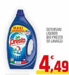 Bio Presto - Detersivo Liquido 