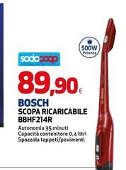 Bosch - Scopa Ricaricabile Bbhf214r