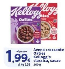 Kelloggs - Avena Croccante Oaties Classica, Cacao