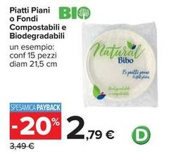 Bibo Natural - Piatti Piani O Fondi Compostabili E Biodegradabili