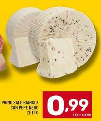 Primo Sale Bianco/Con Pepe Nero