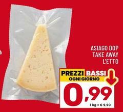Asiago DOP Take Away