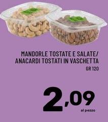 Mandorle Tostate E Salate/Anacardi Tostati